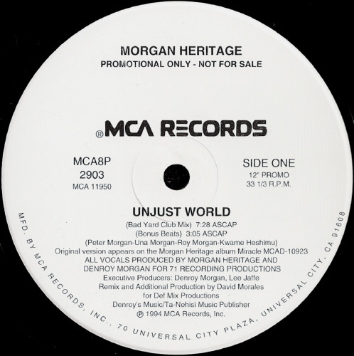 Morgan Heritage – Unjust World