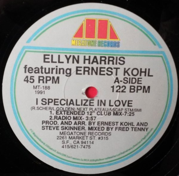 Ellyn Harris Featuring Ernest Kohl – I Specialize In Love
